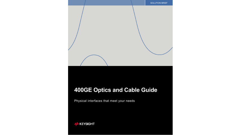 400GE Optics and Cable Guide